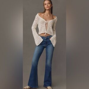 MOTHER The Weekender Mid-Rise Flare Jeans